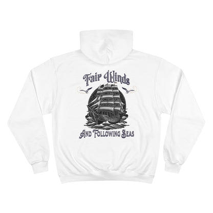 Naval Ship Fair Winds Premium Champion Hoodie Unisex