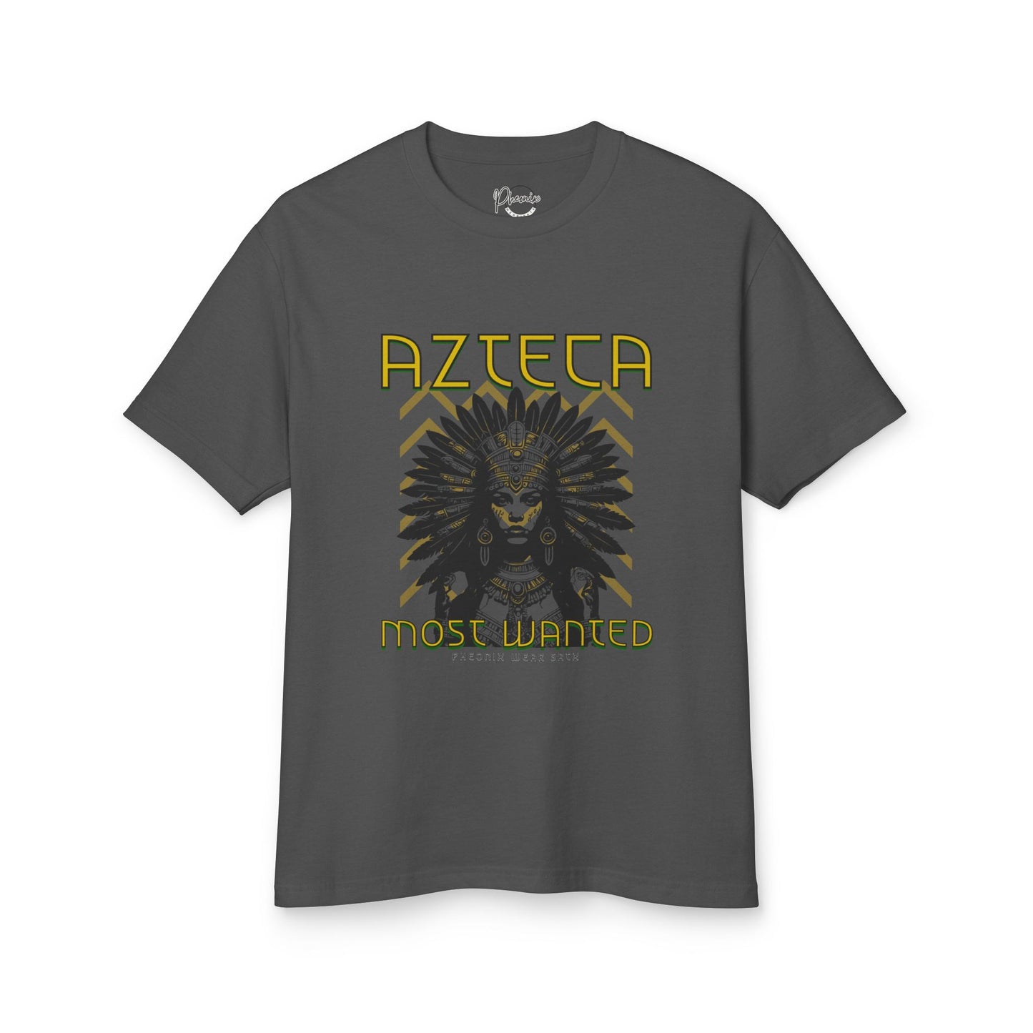 Most Wanted Azteca Black - Unisex Garment-Dyed Heavyweight Cotton Tee